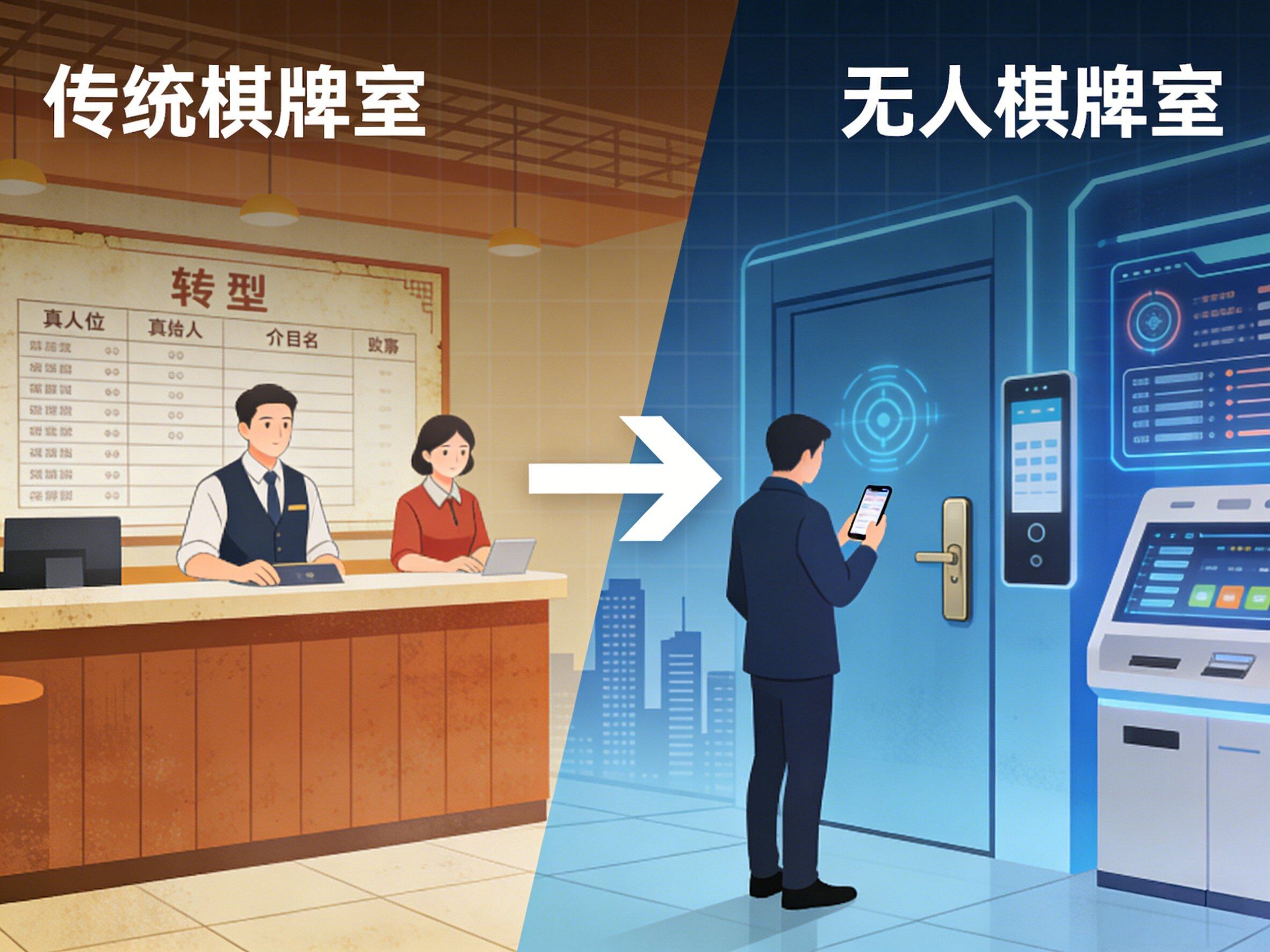 无人自助棋牌行业深度分析:智能化转型如何重塑线下娱乐生态