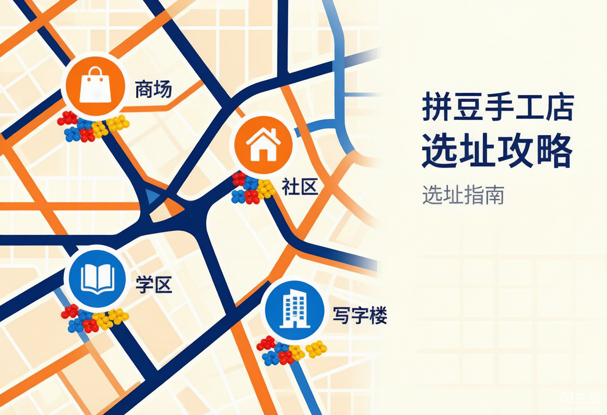 拼豆手工店选址攻略:商场vs社区vs学区哪个更赚钱 - 小界手工门店