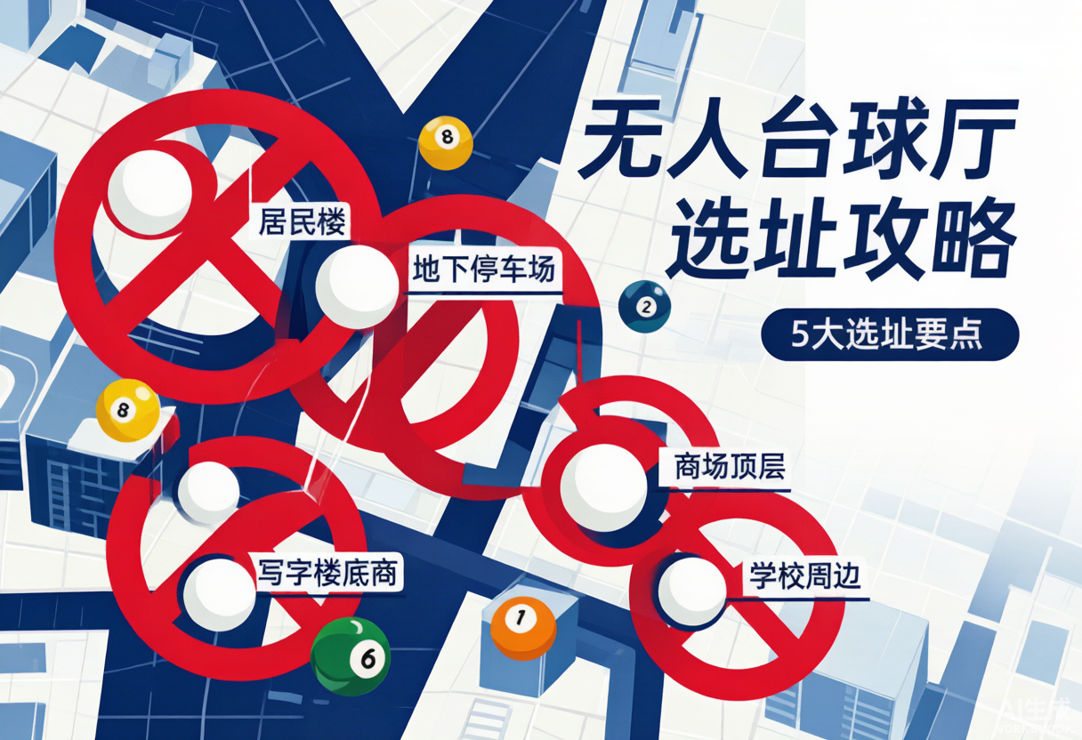 无人台球厅选址攻略:这5个位置千万别租 - 小界智能管家