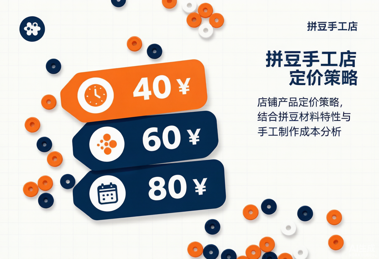 拼豆店定价策略：按小时还是按颗粒？3种模式谁最赚钱 - 小界手工门店