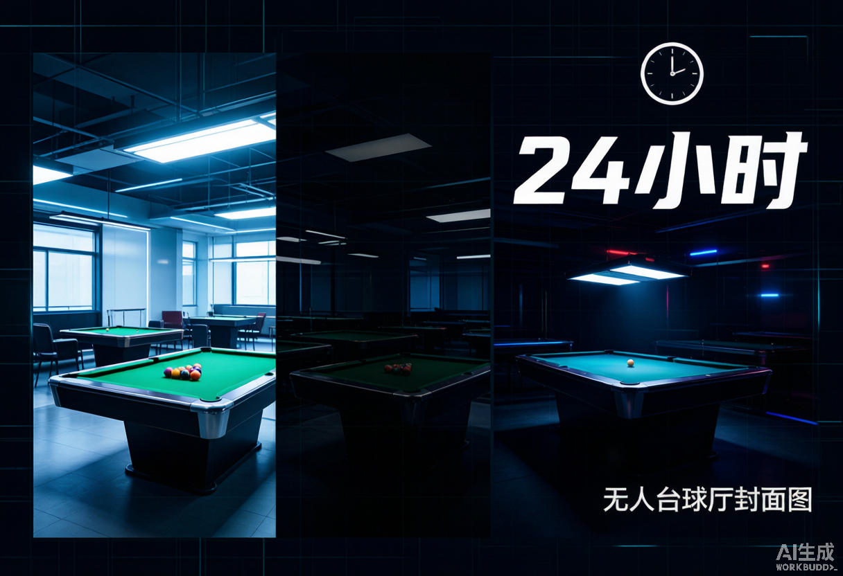 台球厅24小时营业能多赚多少?深夜时段经营数据分析 - 小界智能管家