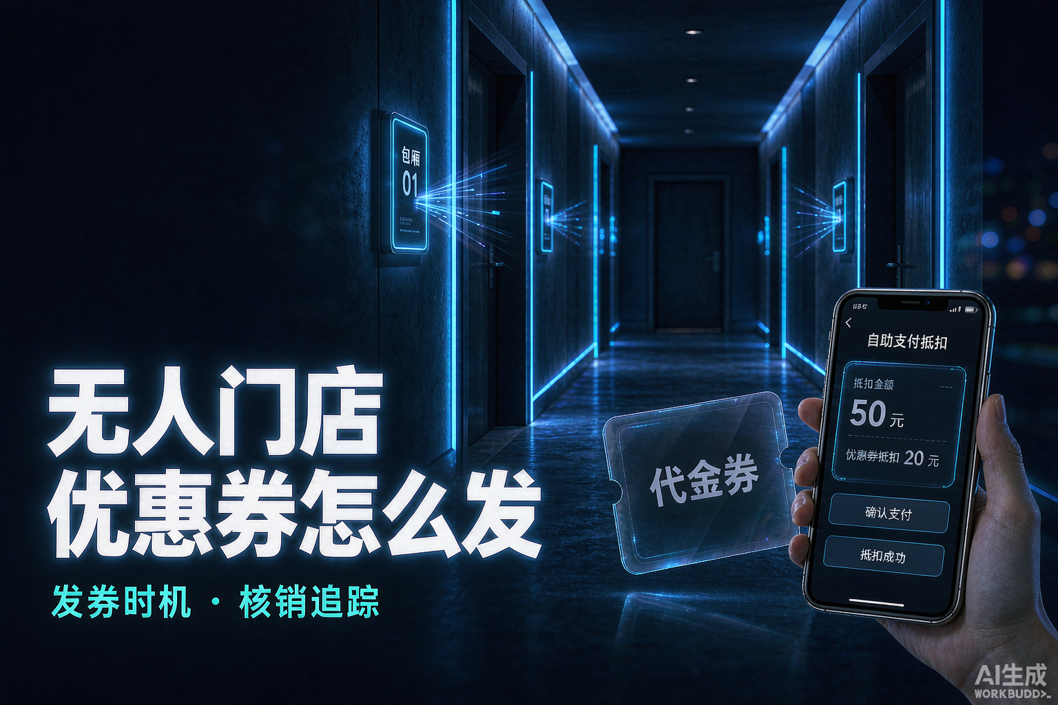 无人门店优惠券怎么发？发券时机与核销追踪 | 小界智能管家