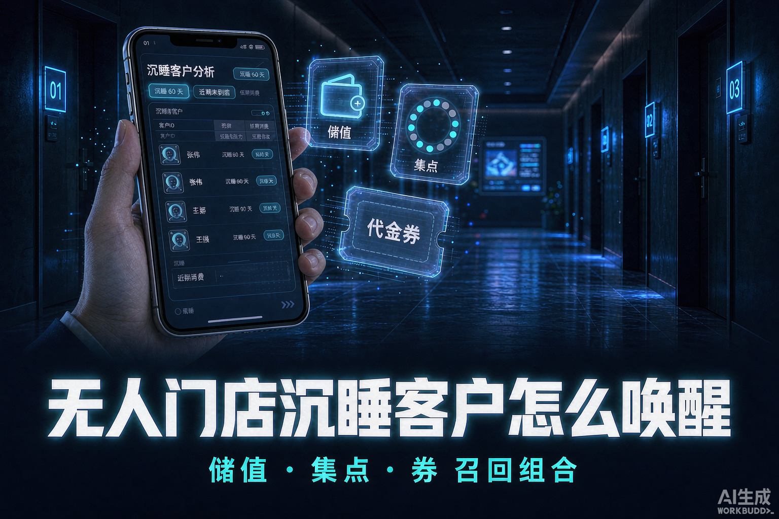 无人门店沉睡客户怎么唤醒?储值集点券召回组合 | 小界智能管家