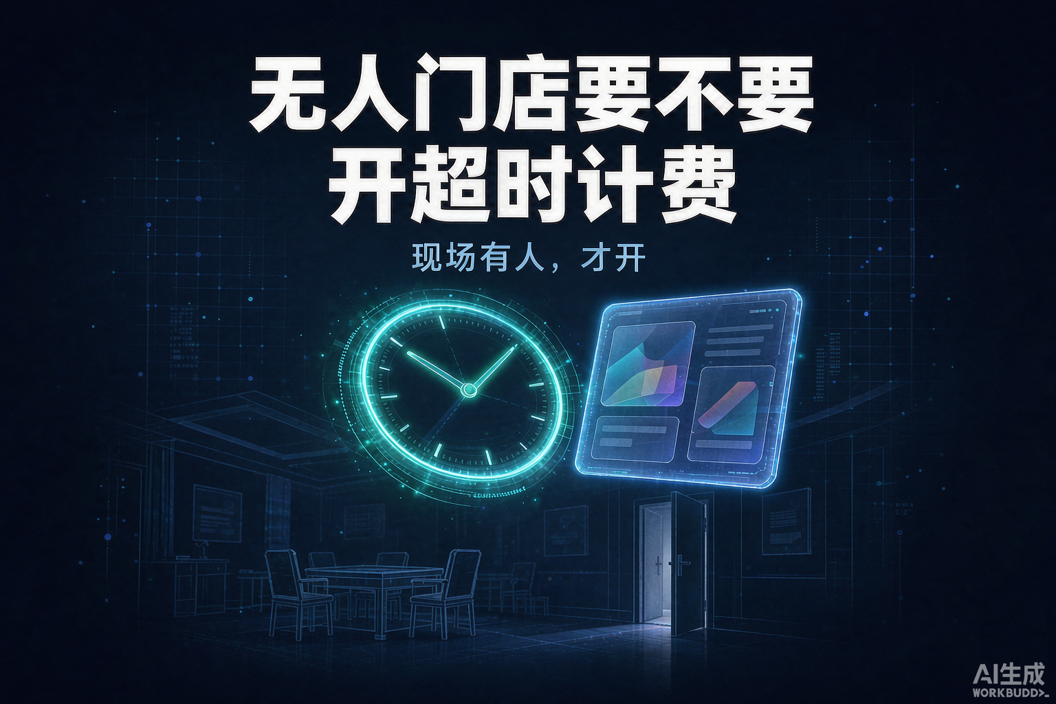 无人门店要不要开超时计费?现场有人,才开 | 小界智能管家
