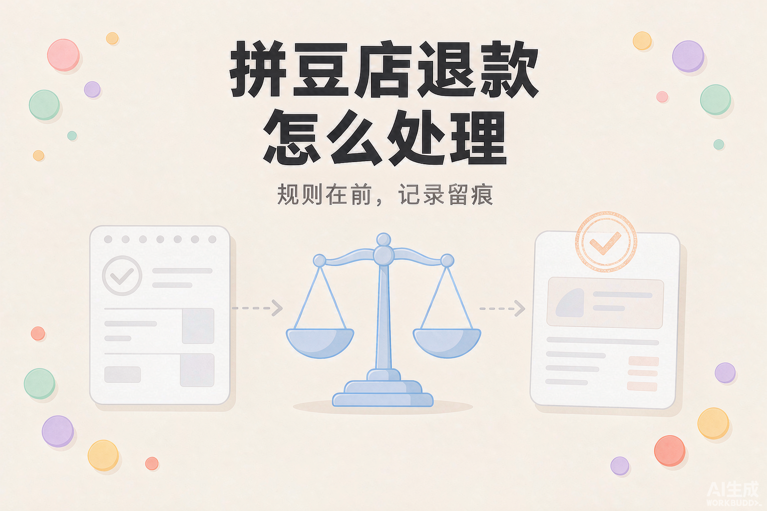 拼豆店退款怎么处理?规则在前,记录留痕 | 小界手工门店
